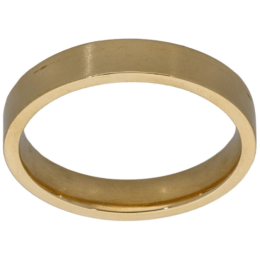 18ct Gold Plain Wedding Ring Size O