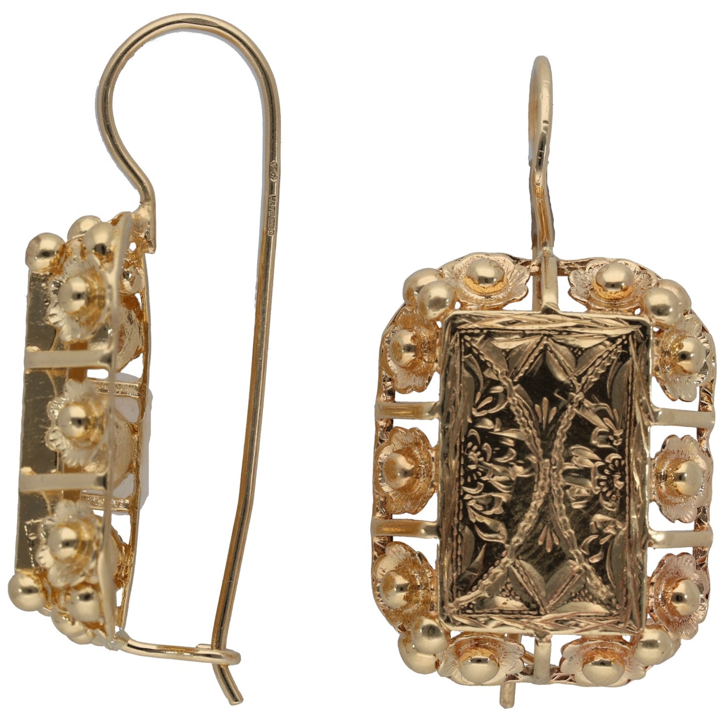 14ct Gold Dress/Cocktail Earrings