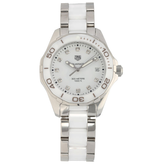 Tag Heuer Aquaracer WAY131D 35mm Stainless Steel Watch