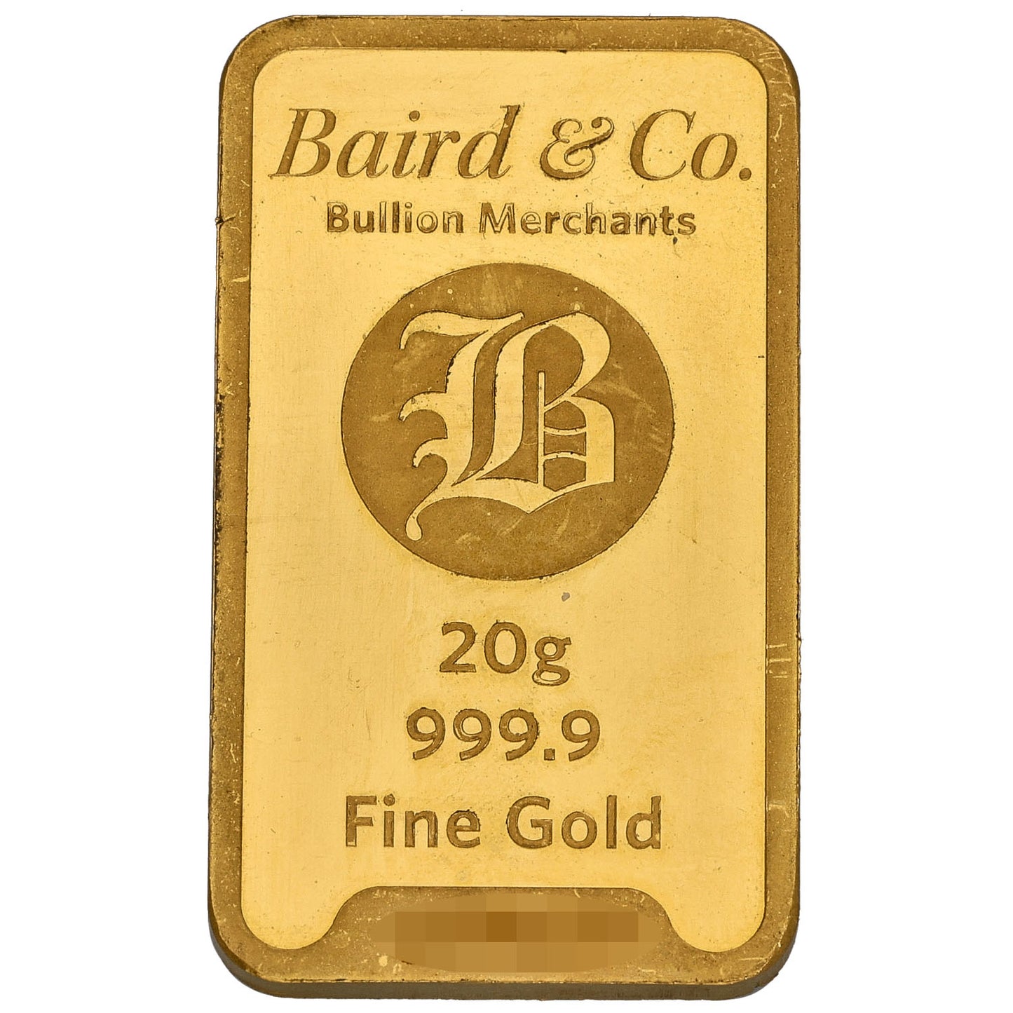 24ct 20g Gold Bar