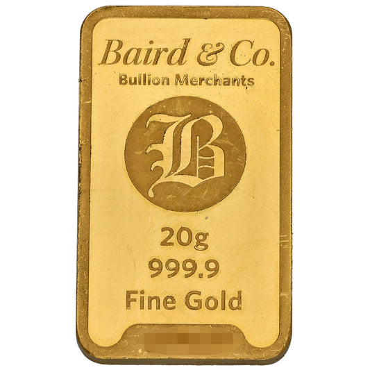 24ct 20g Gold Bar