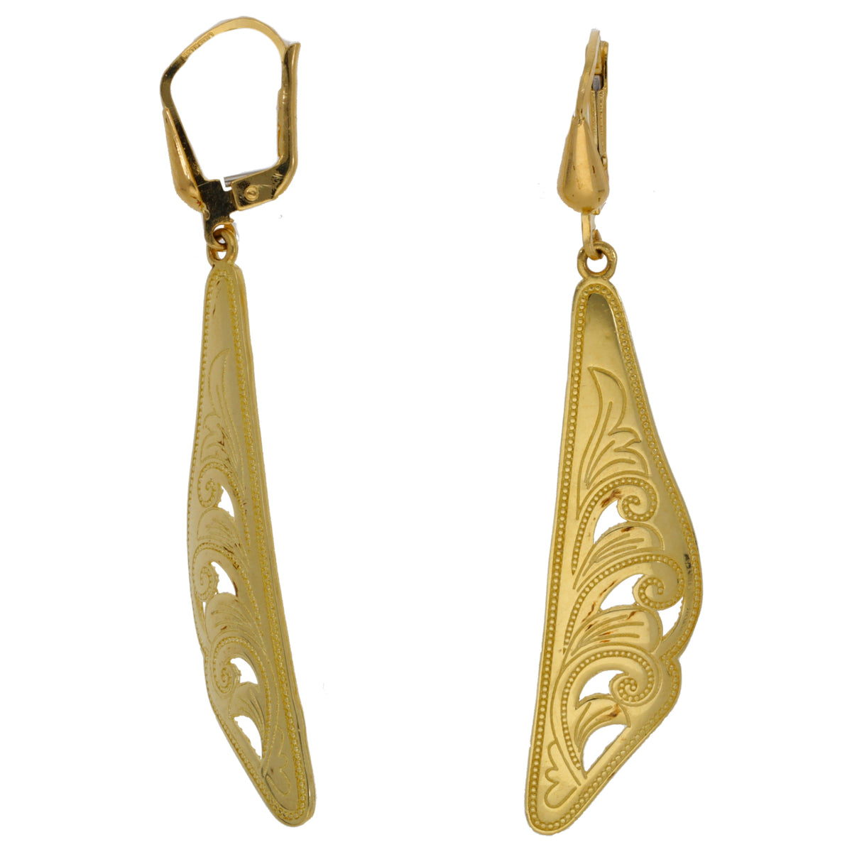 14ct Gold Drop Earrings