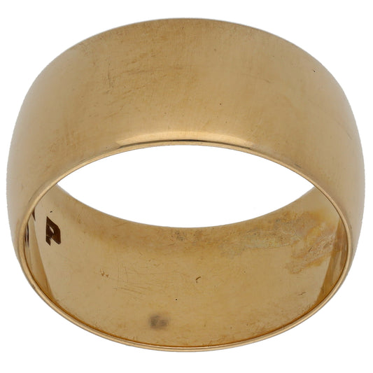 9ct Gold Plain Wedding Ring Size O