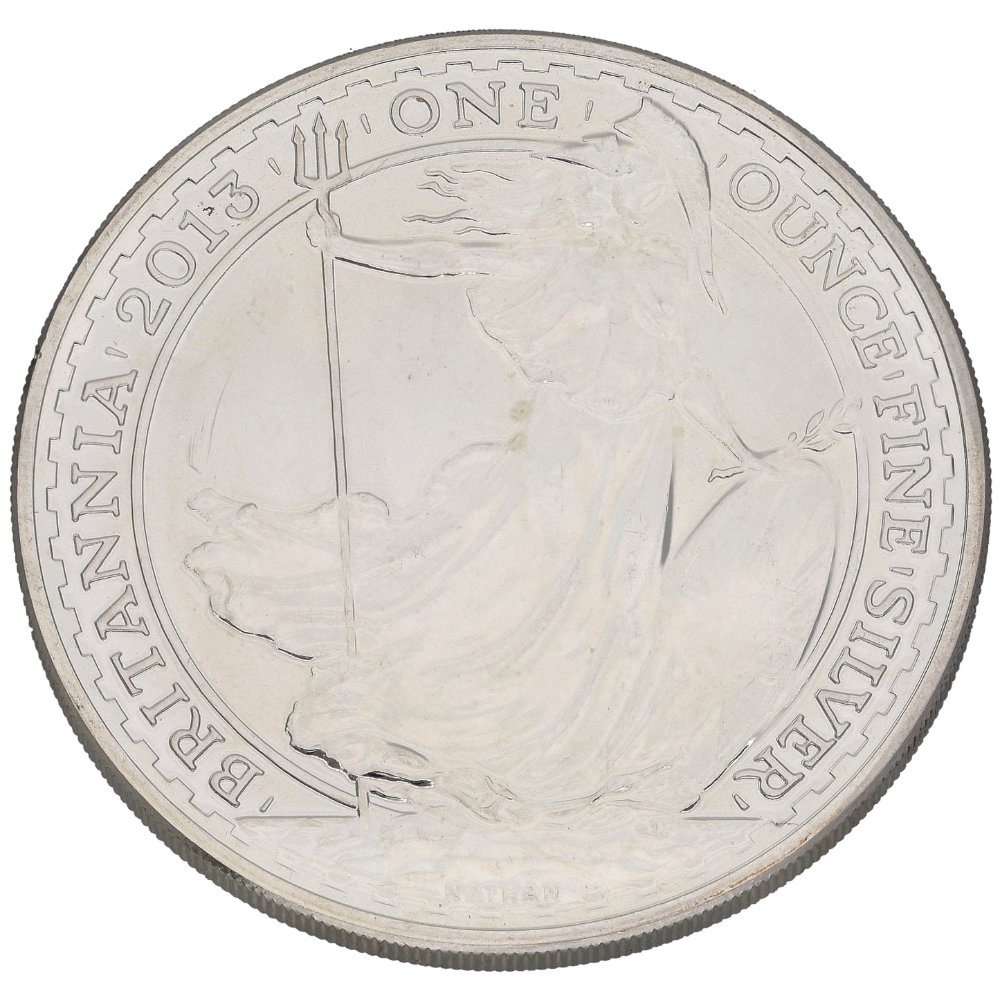 Fine Silver Queen Elizabeth II 1 OZ Britannia Coin 2013