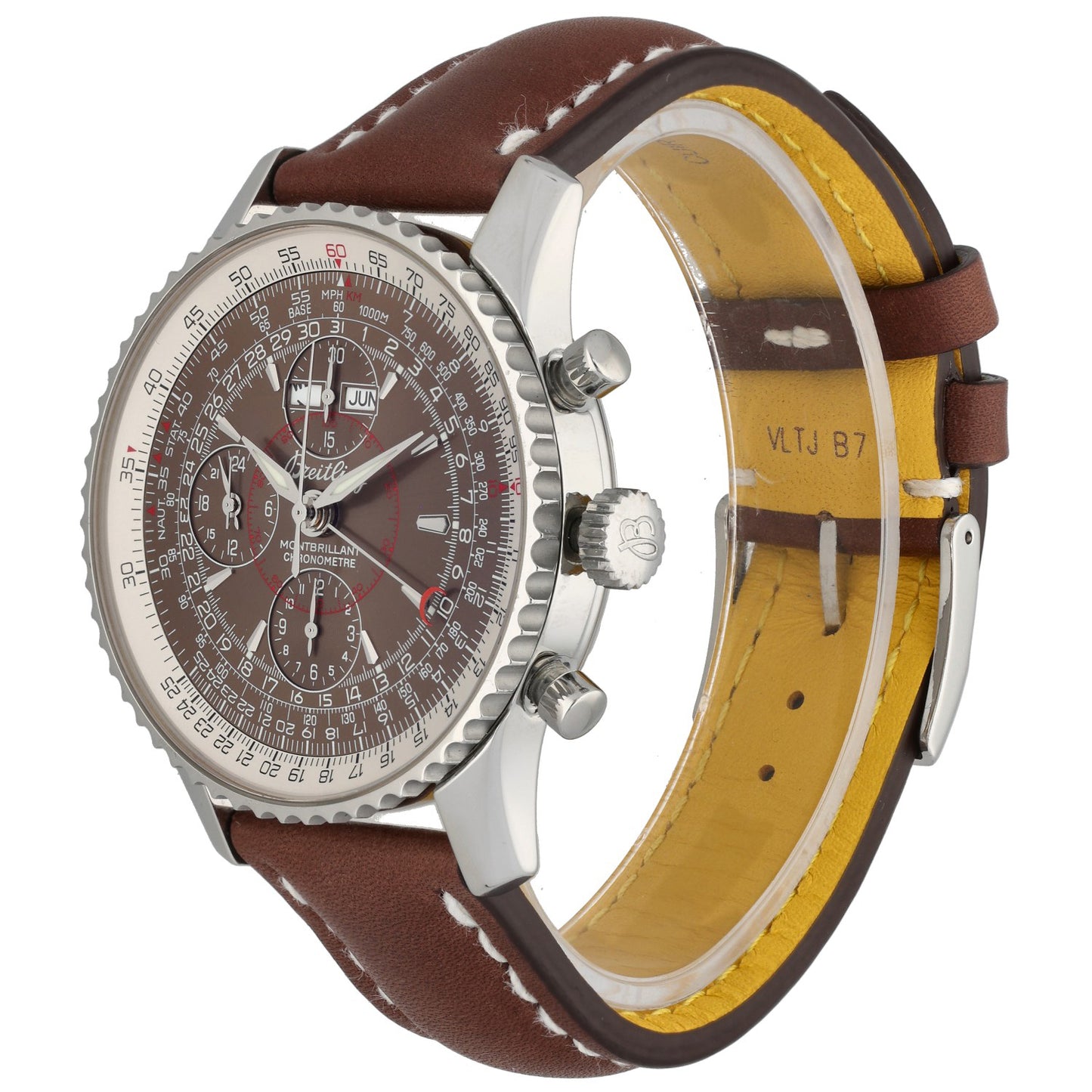 Breitling Montbrillant Datora A21330 43mm Stainless Steel Watch