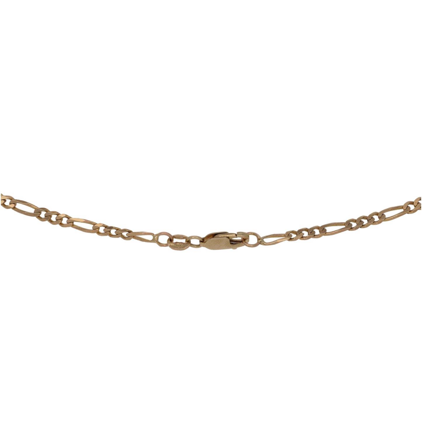 9ct Gold Figaro Chain 18"