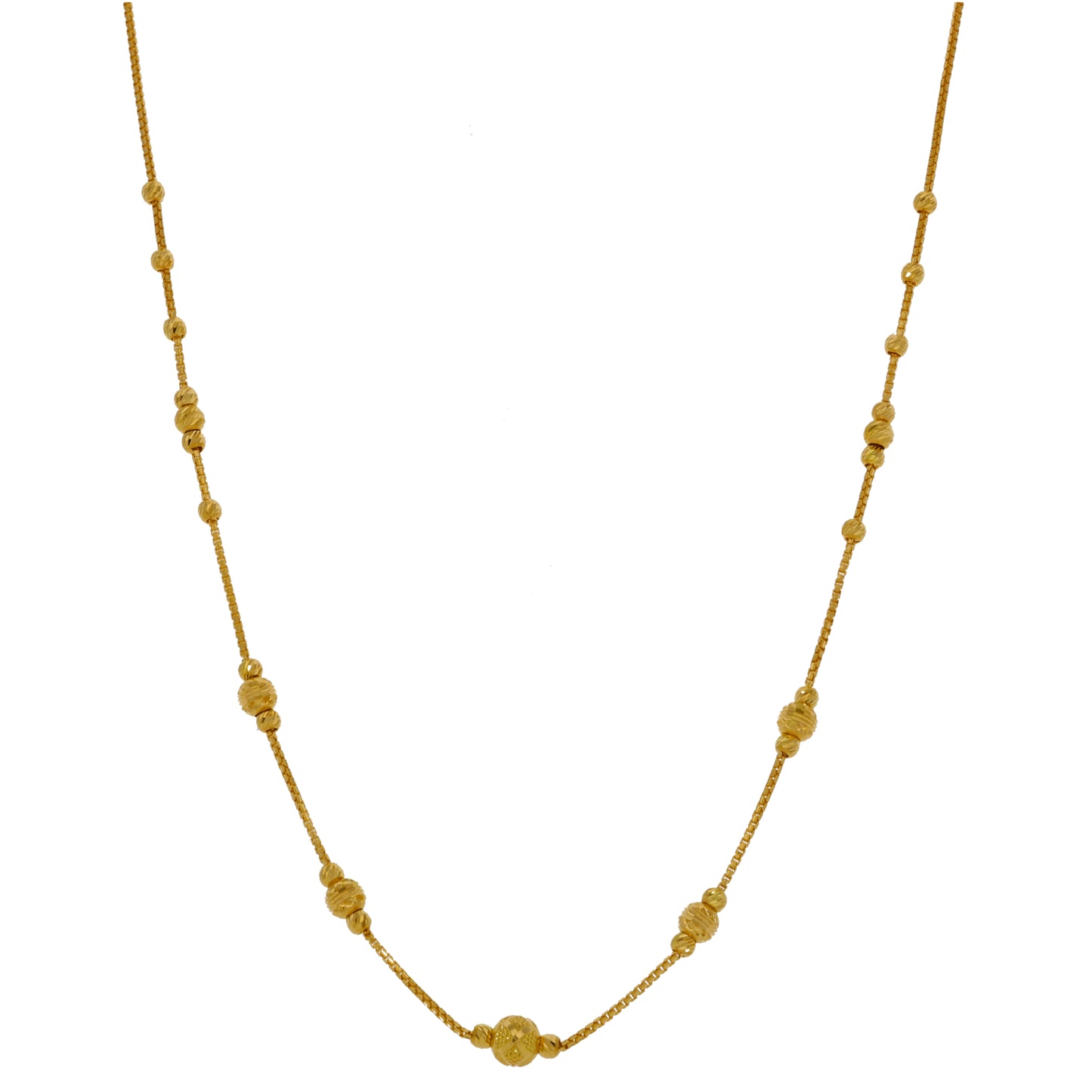 22ct Gold Fancy Necklace 18"