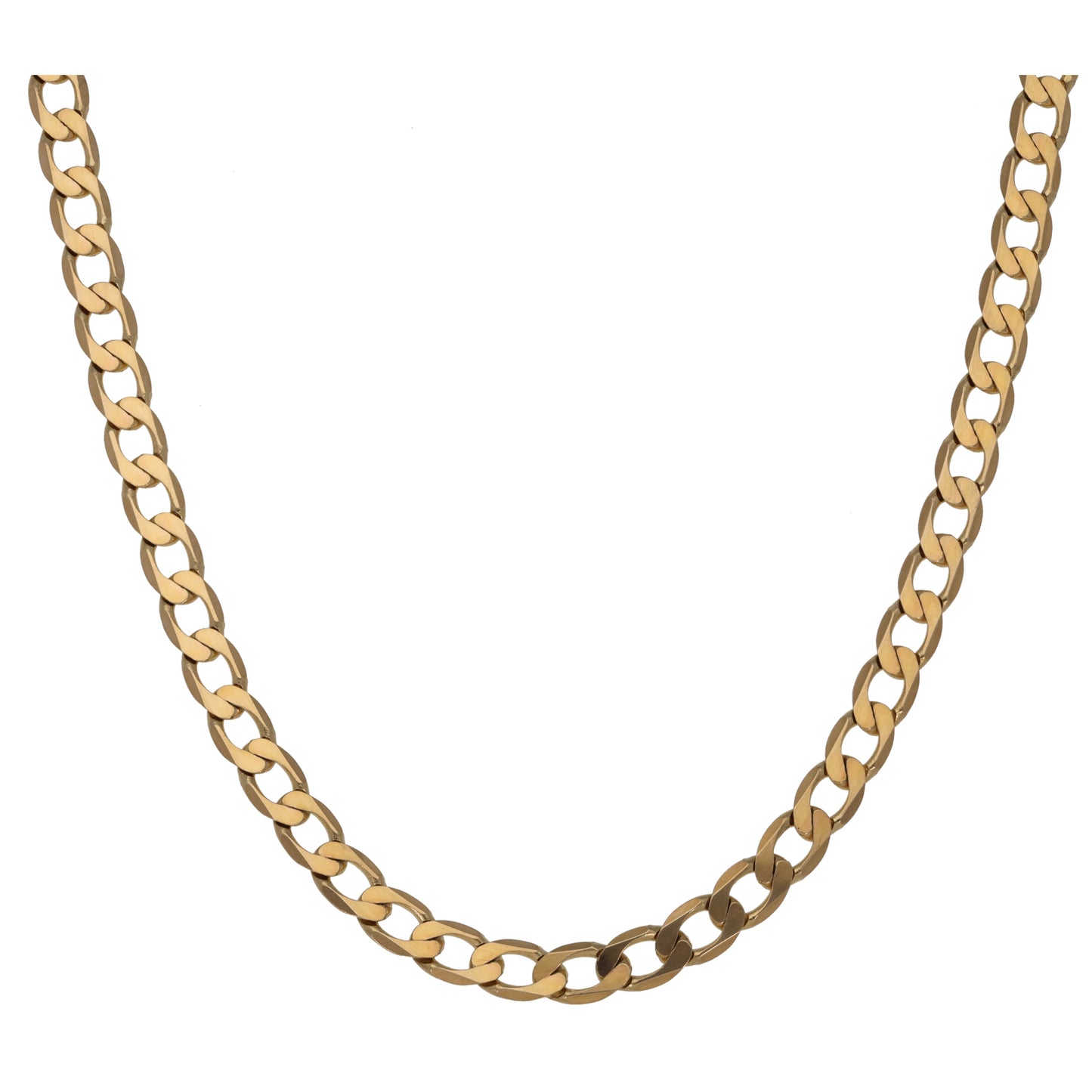 9ct Gold Curb Chain 20"