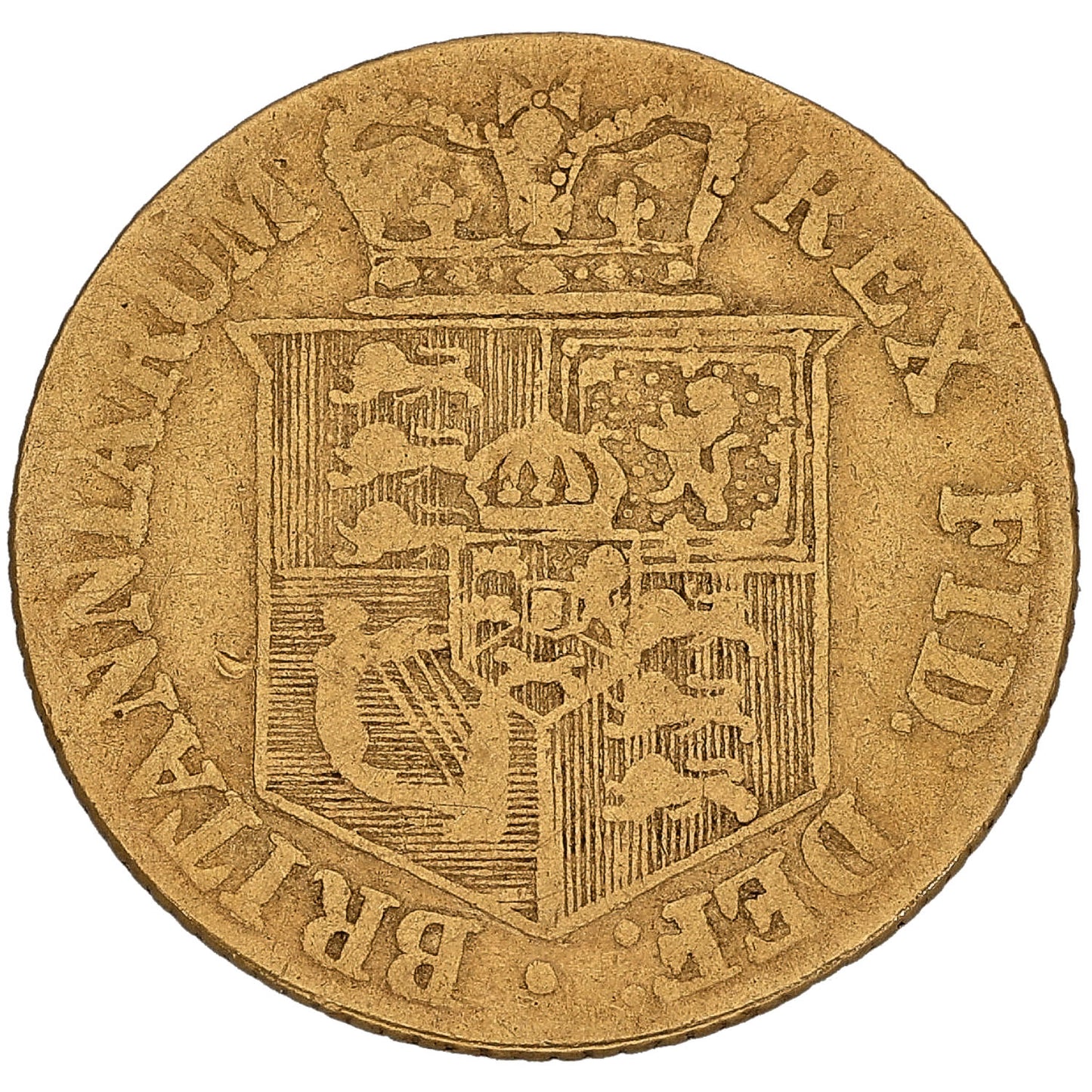 22ct Gold King George III Half Sovereign Coin 1817