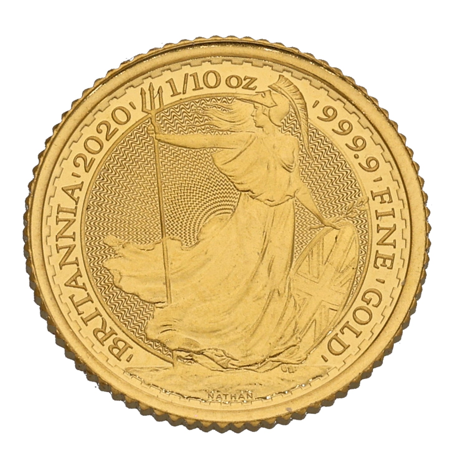 24ct Gold Queen Elizabeth II 1/10 OZ Britannia Coin 2020