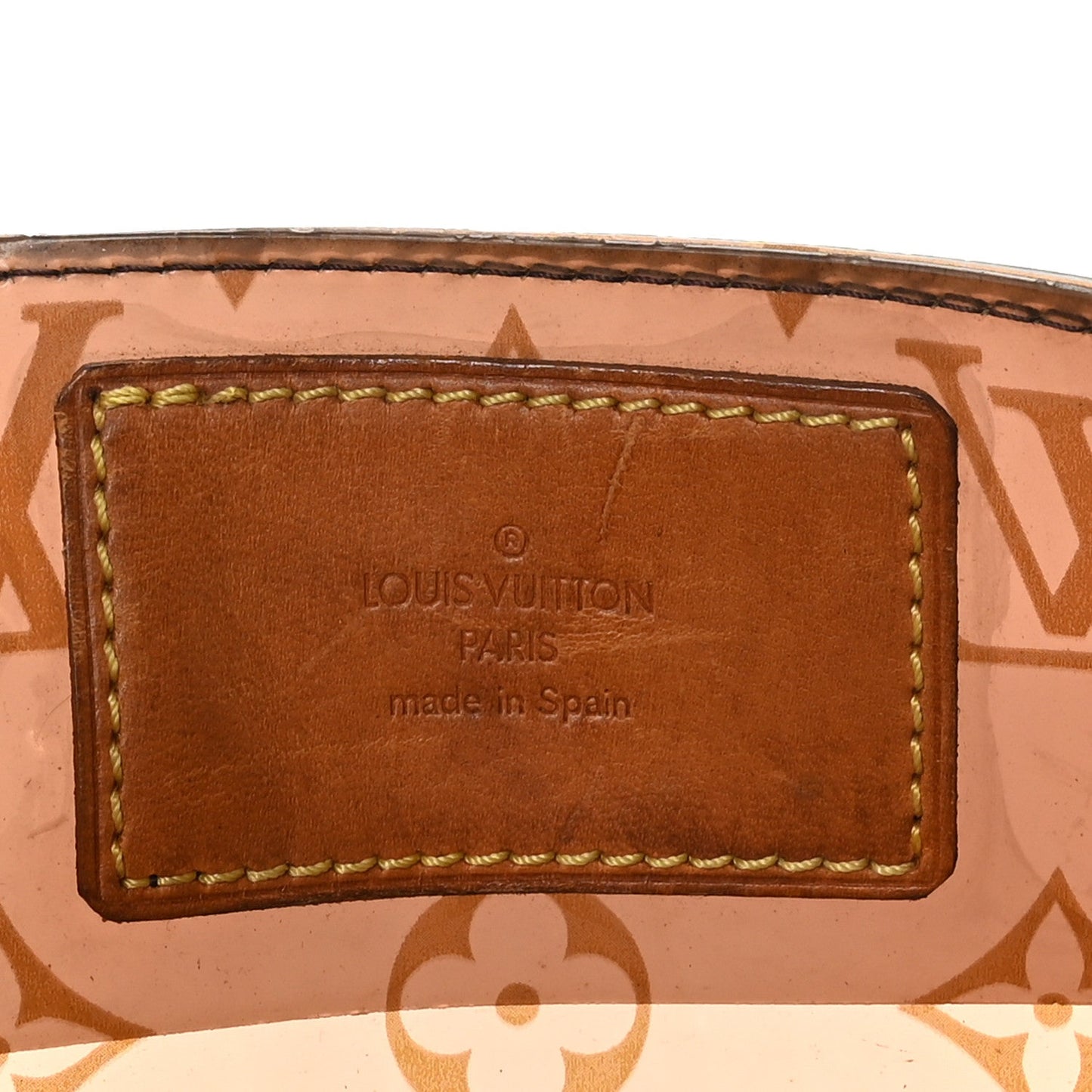 Louis Vuitton Cabas Ambre PM Monogram Vinyl Bag - Brown