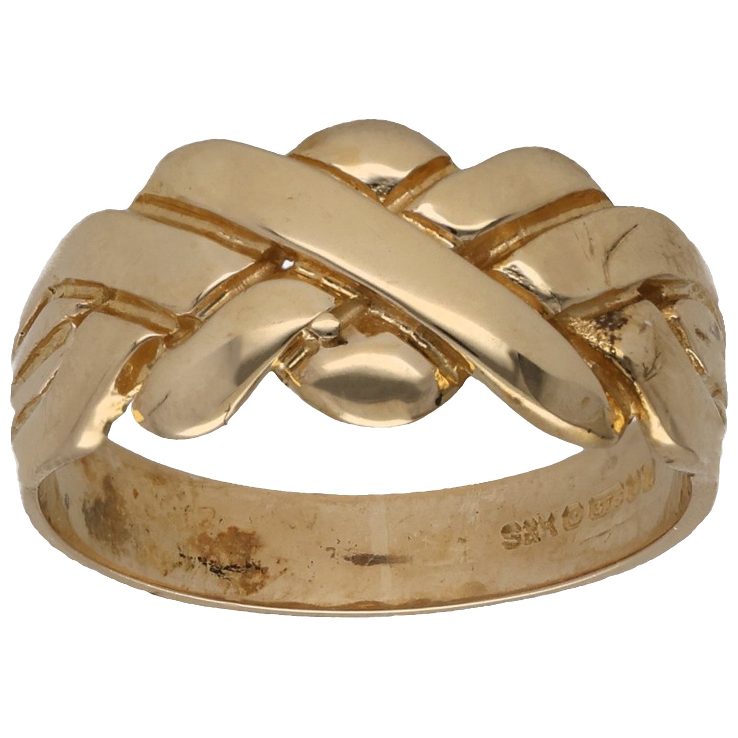 9ct Gold Alternative Ring Size M