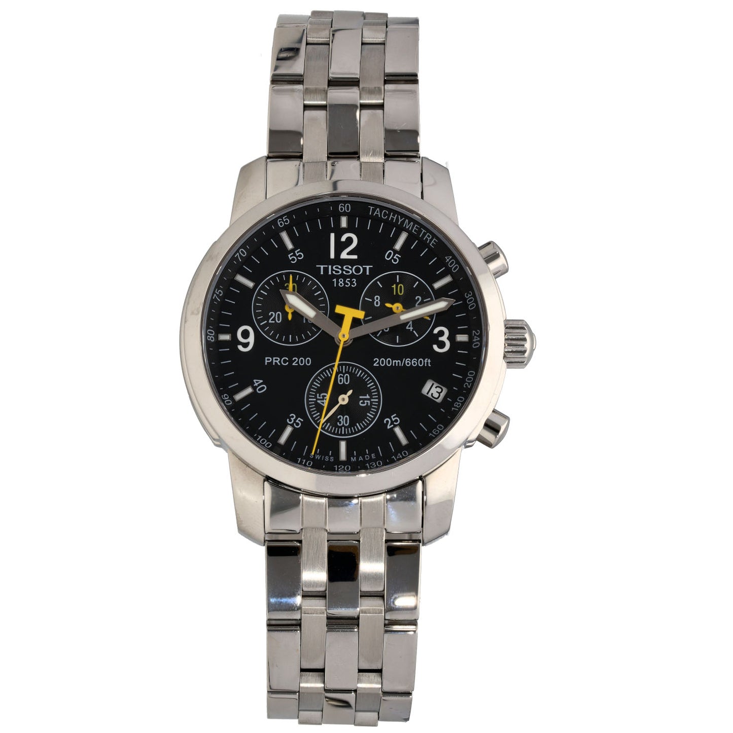 Tissot PRC200 T461 39mm Stainless Steel Watch