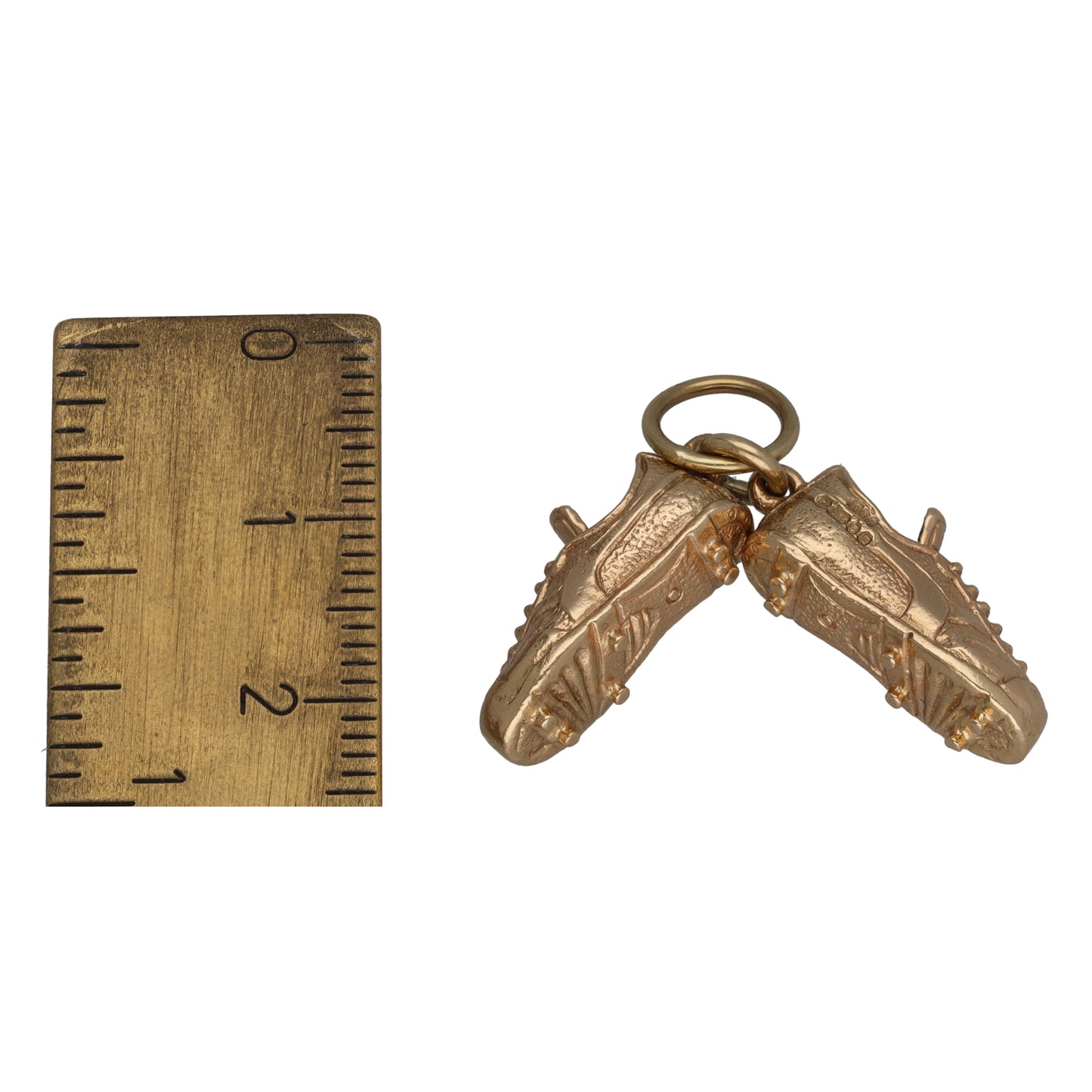 9ct Gold Football Boots Pendant