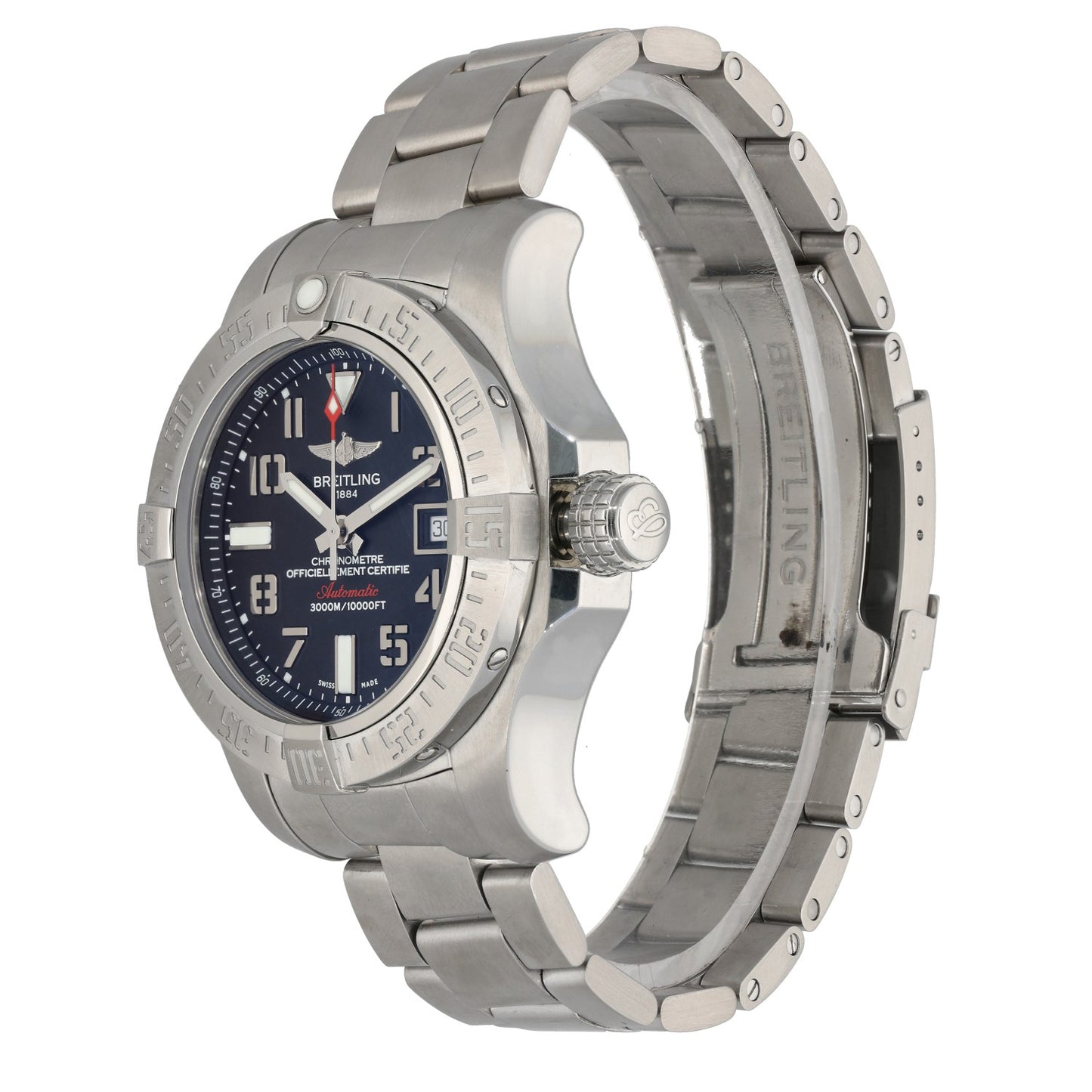 Breitling Avenger II Seawolf A17331 45mm Stainless Steel Watch