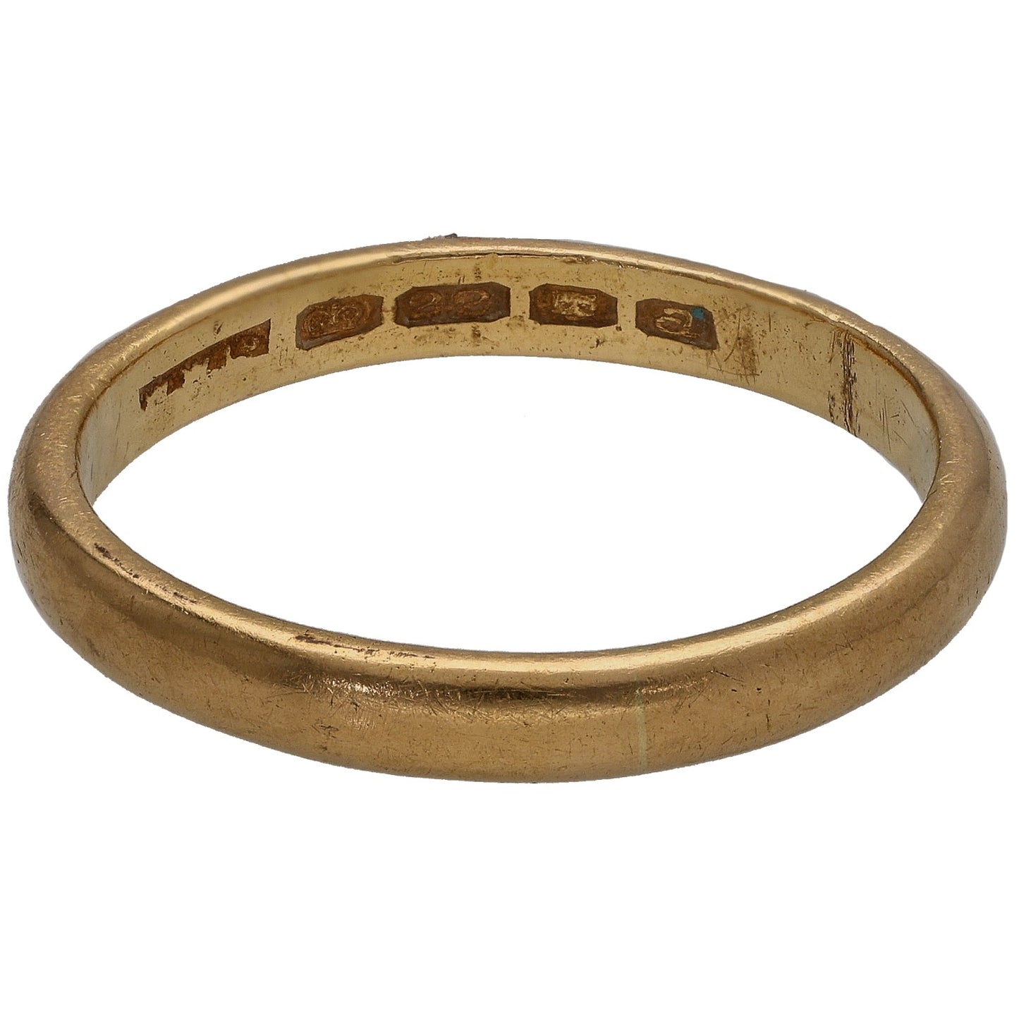 22ct Gold Plain Wedding Ring Size Y