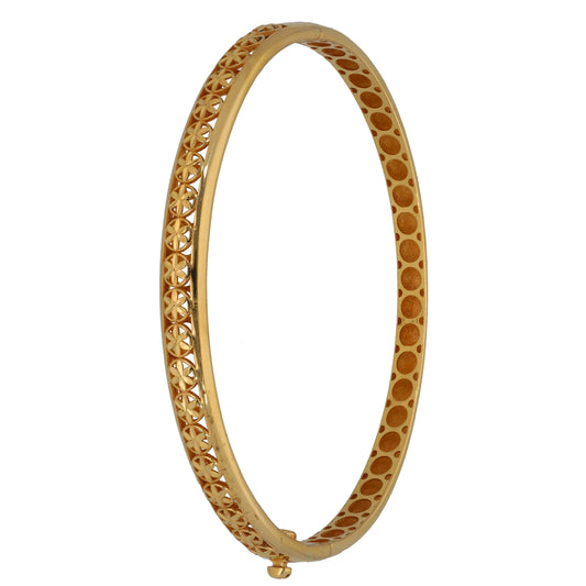 18ct Gold Hinged/Clasp Bangle