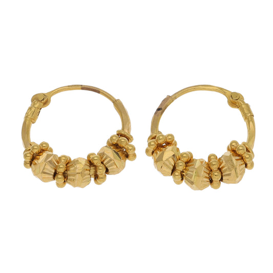 22ct Gold Hoop Earrings