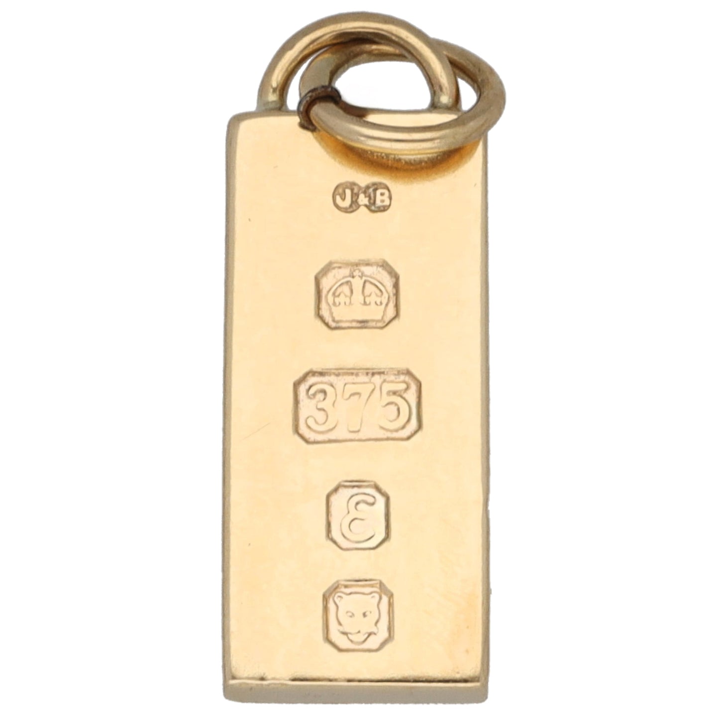 9ct Gold Ingot Pendant