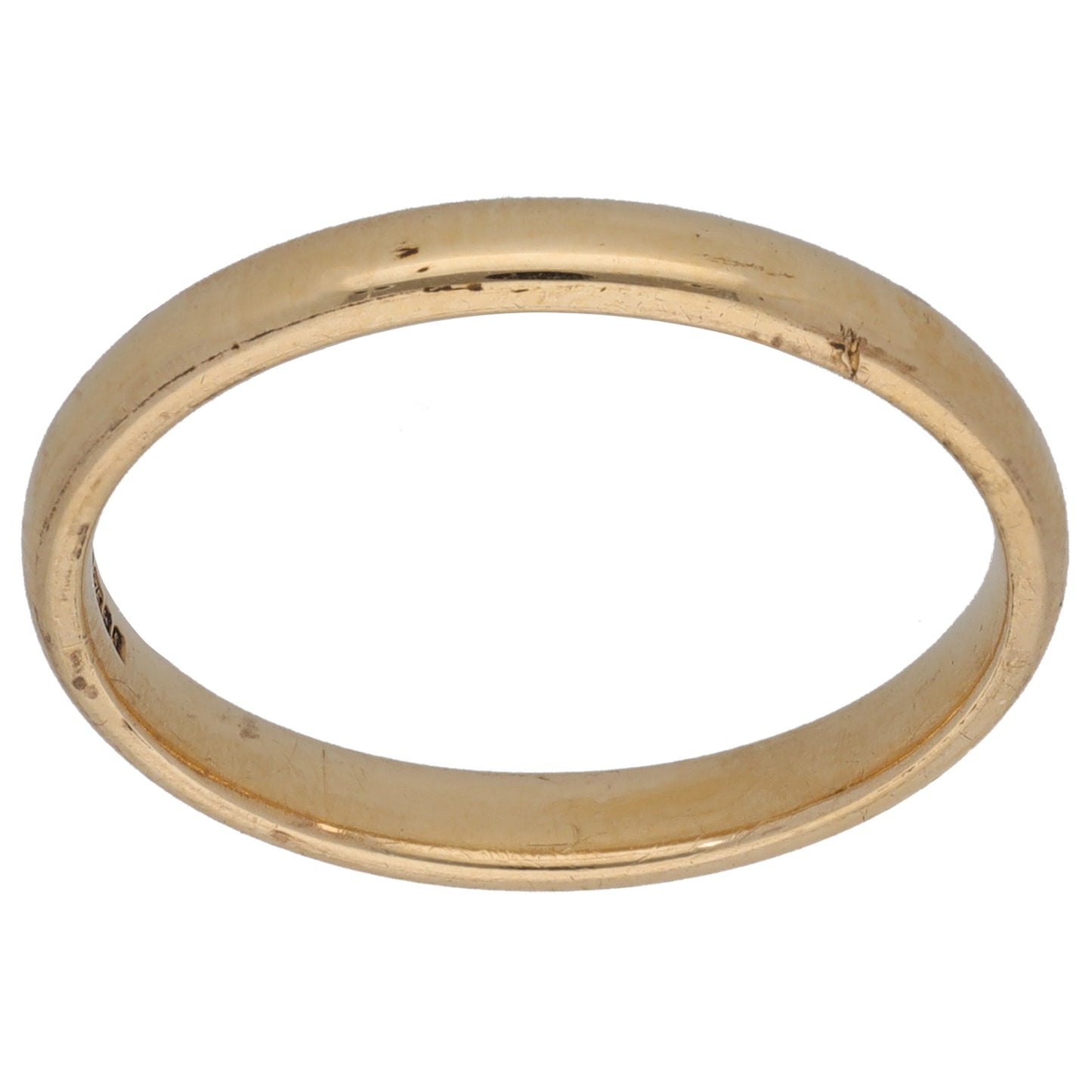 9ct Gold Plain Wedding Ring Size Q