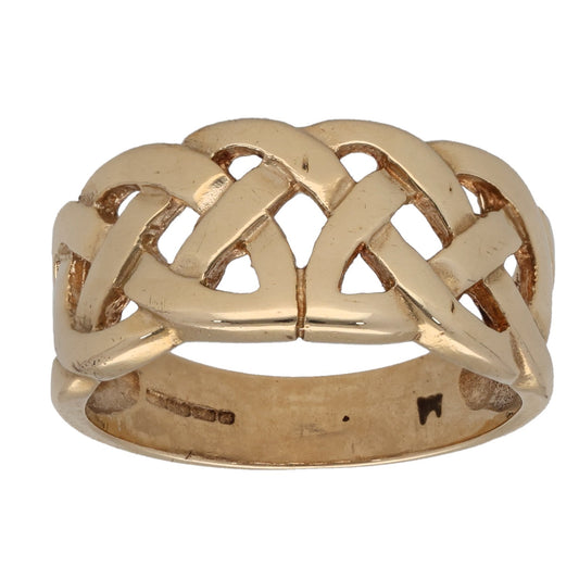 9ct Gold Alternative Ring Size M