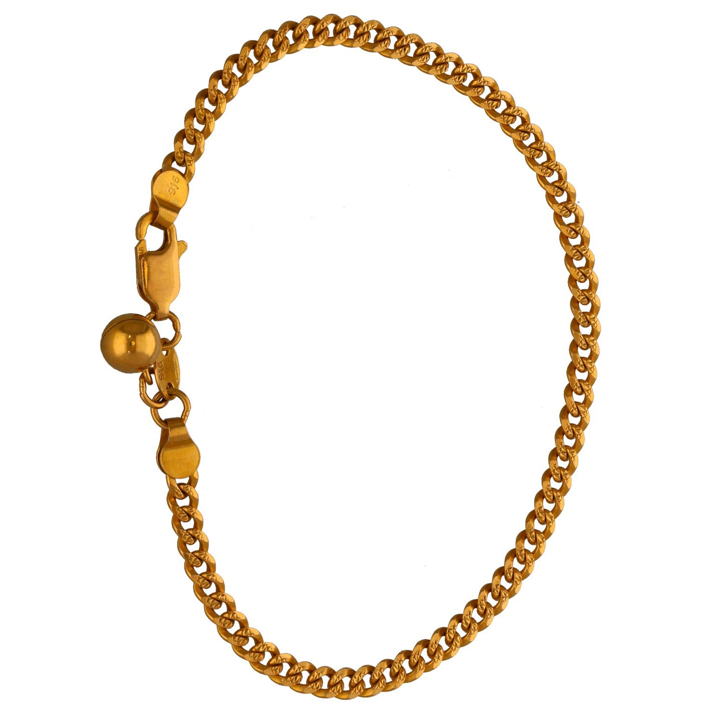 22ct Gold Curb Bracelet