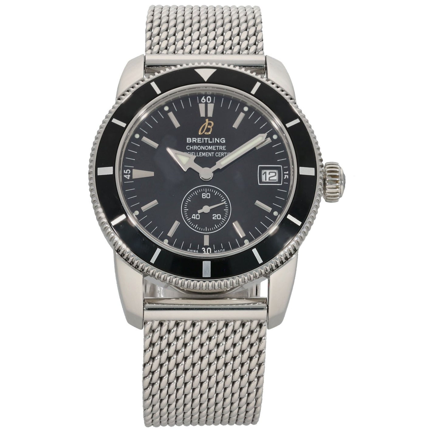 Breitling Superocean A37320 38mm Stainless Steel Watch