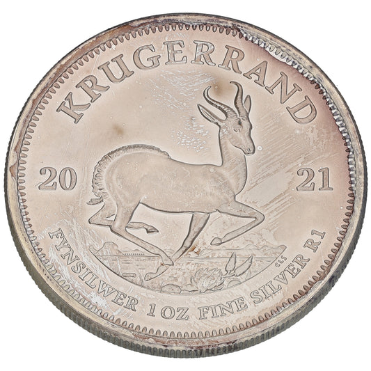 Fine Silver 1 OZ Krugerrand Coin 2021