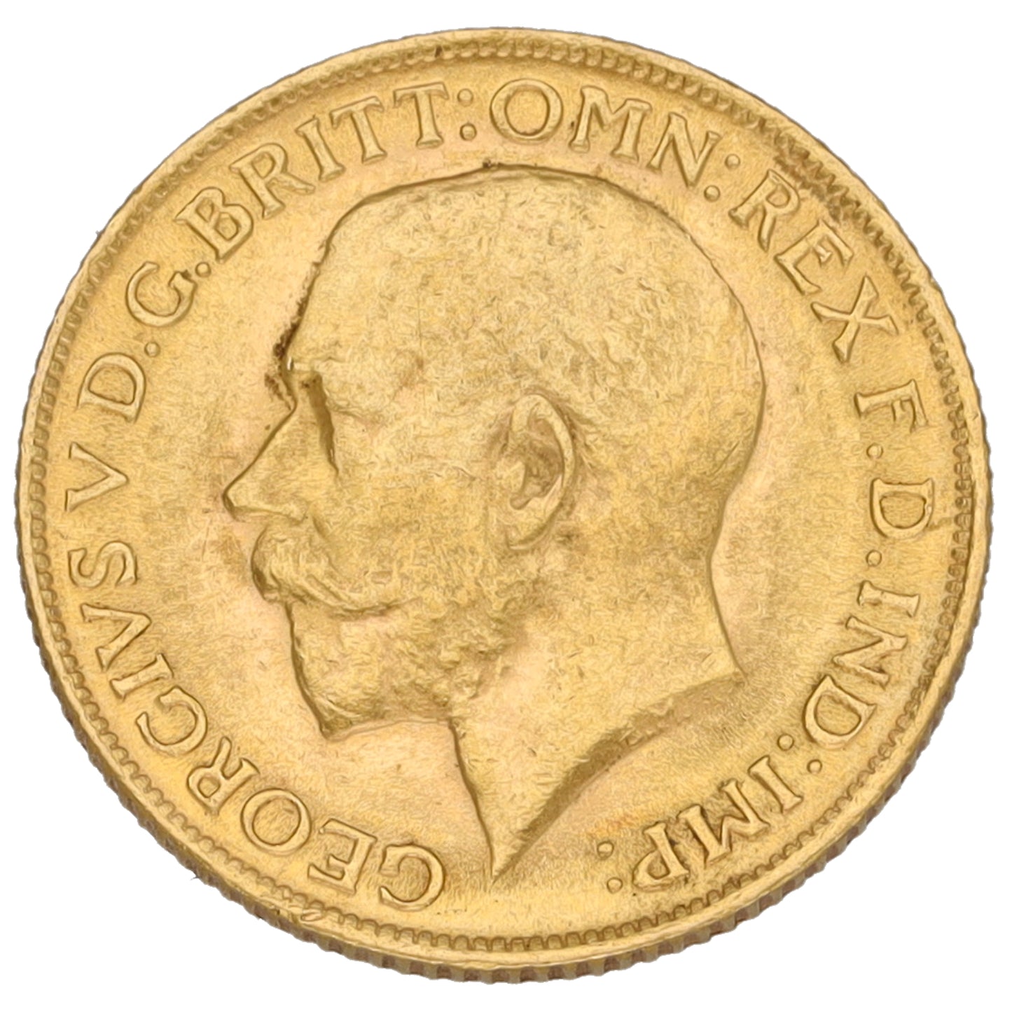 22ct Gold King George V Full Sovereign Coin 1911