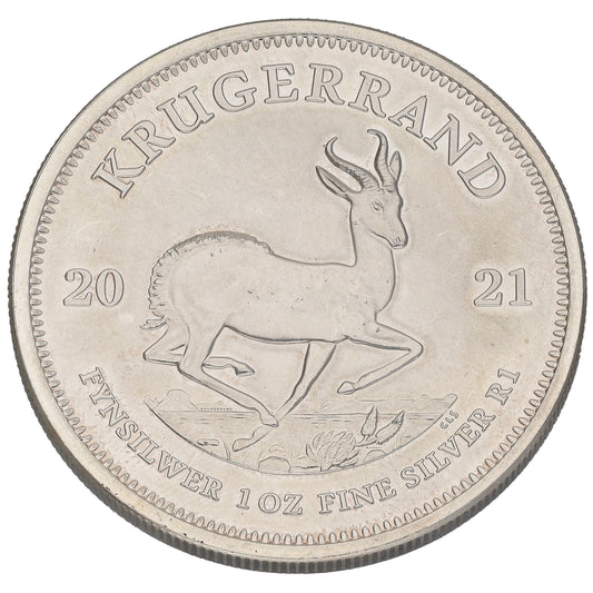 Fine Silver 1 OZ Krugerrand Coin 2021