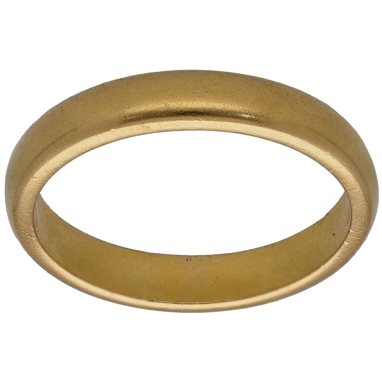 22ct Gold Plain Wedding Ring Size P