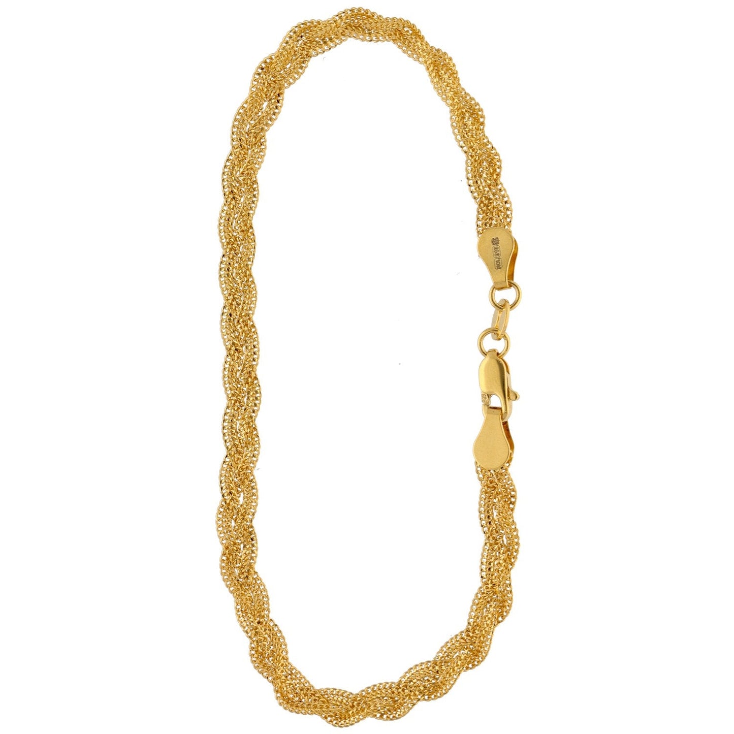 New 22ct Gold Plait Bracelet