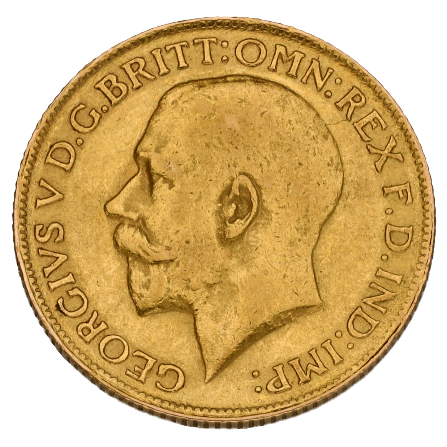 22ct Gold King George V Full Sovereign Coin 1912