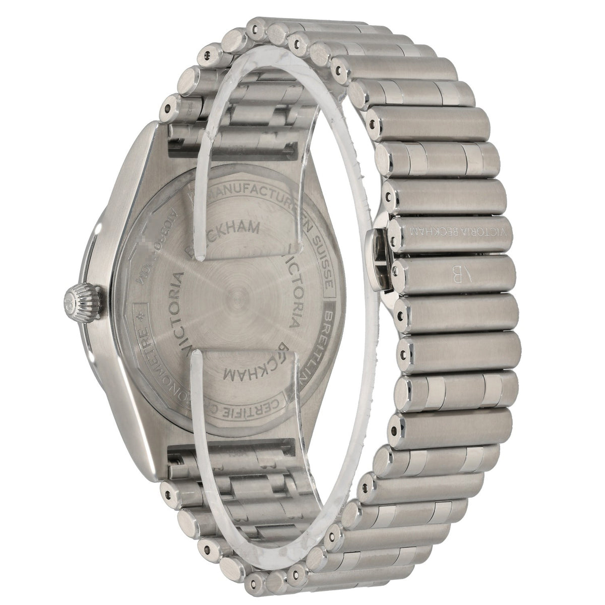 Breitling Chronomat A10380 Stainless steel wristwatch caseback with engraved back and metal link bracelet