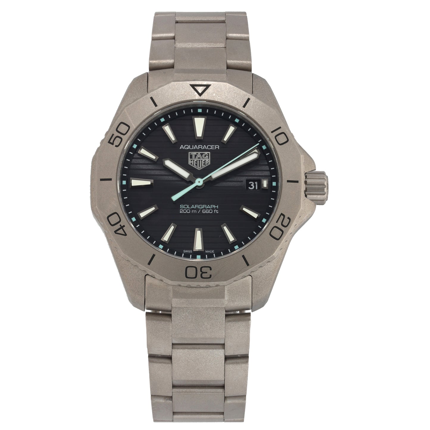 Tag Heuer Aquaracer WBP1180 40mm Titanium Watch