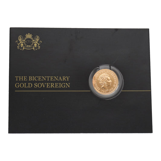 22ct Gold Queen Elizabeth II Full Sovereign Coin 2017