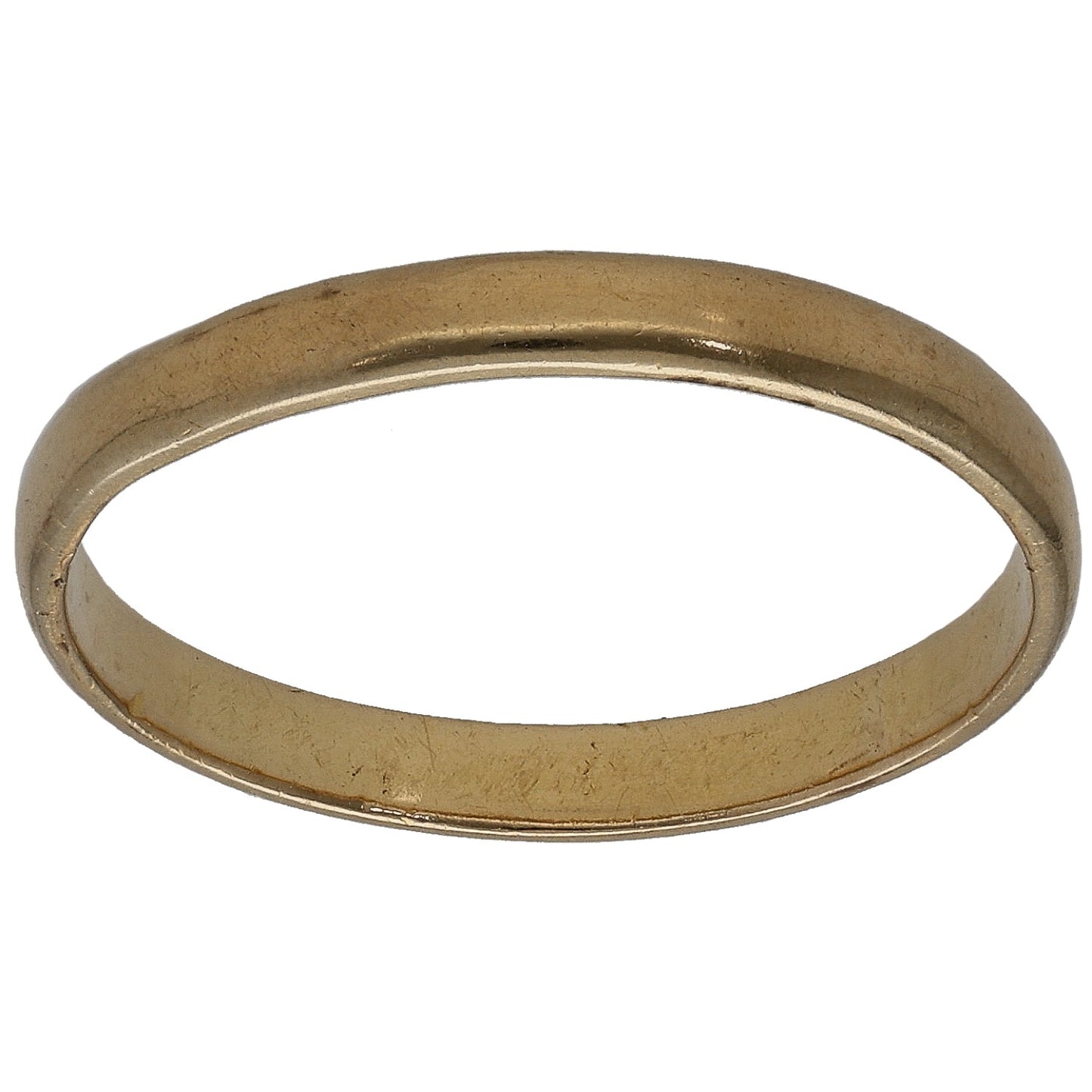 22ct Gold Plain Wedding Ring Size M