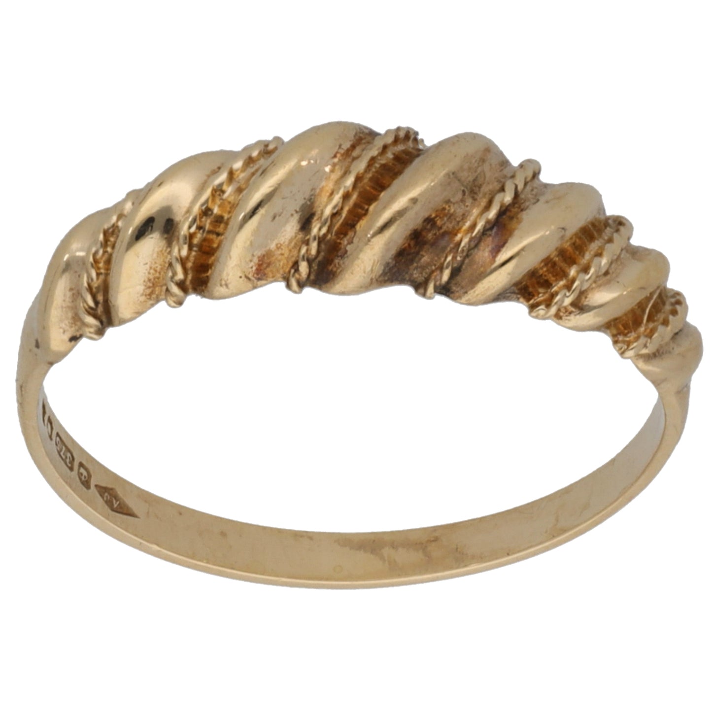 9ct Gold Alternative Ring Size M