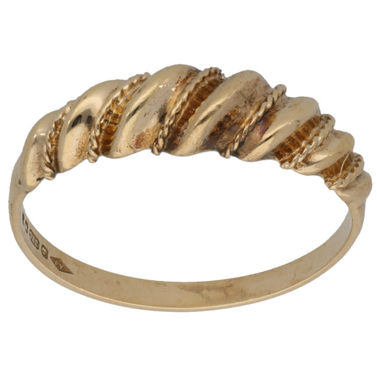 9ct Gold Alternative Ring Size M