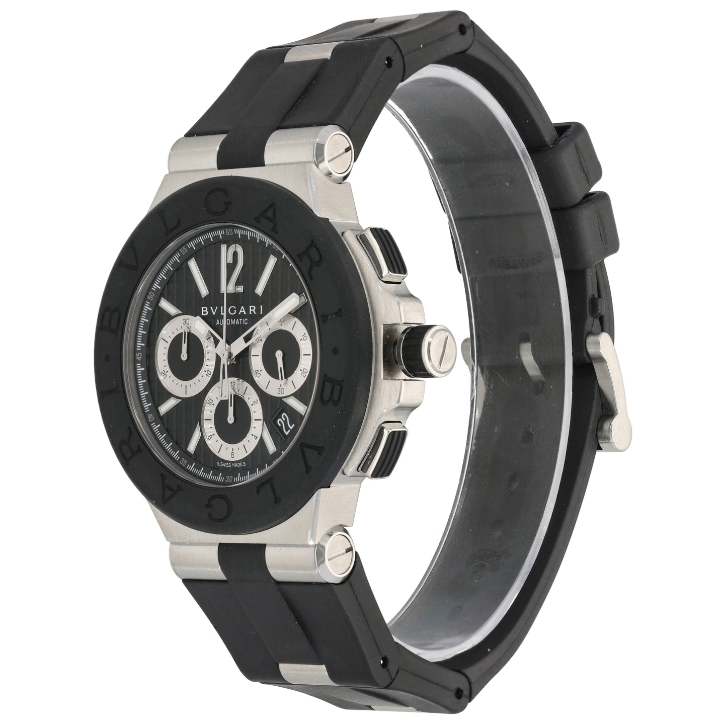 Bvlgari Diagono DG 42 SV CH 42mm Stainless Steel Watch