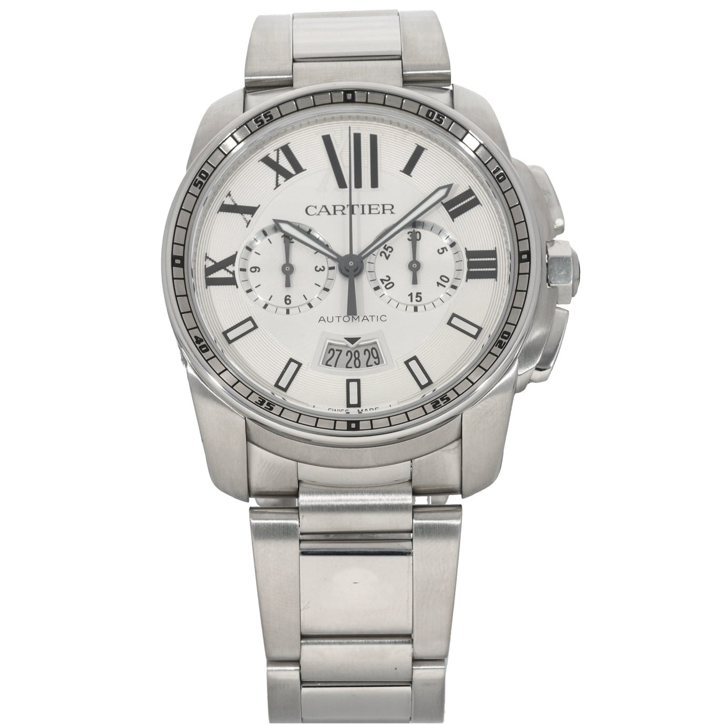 Cartier Calibre De Cartier W7100045 42mm Stainless Steel Watch