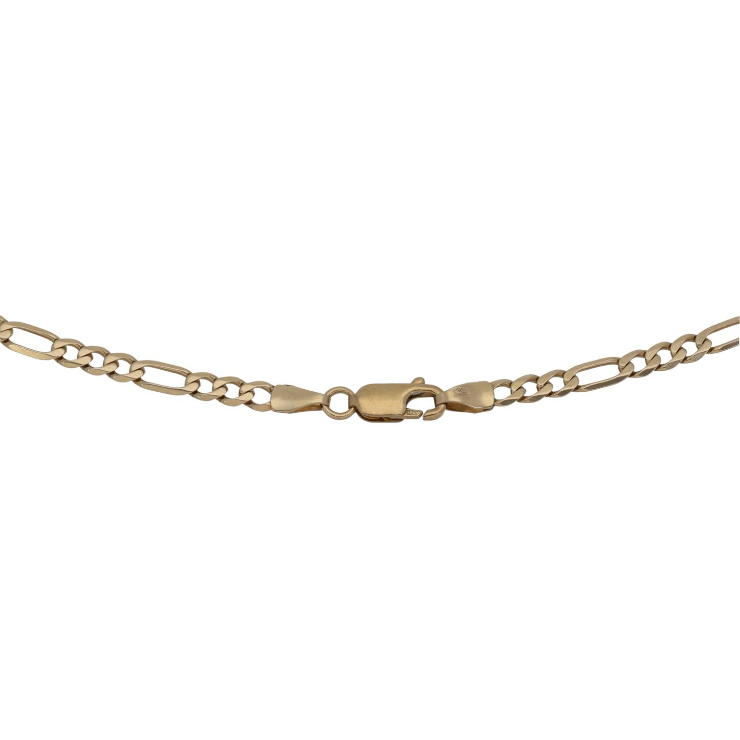9ct Gold Figaro Chain 23"