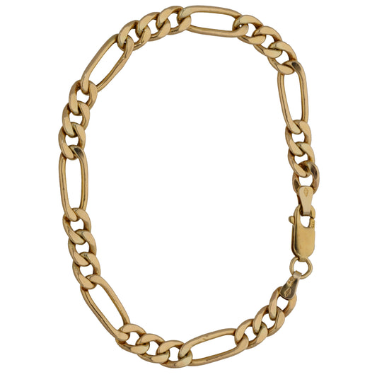 9ct Gold Figaro Bracelet