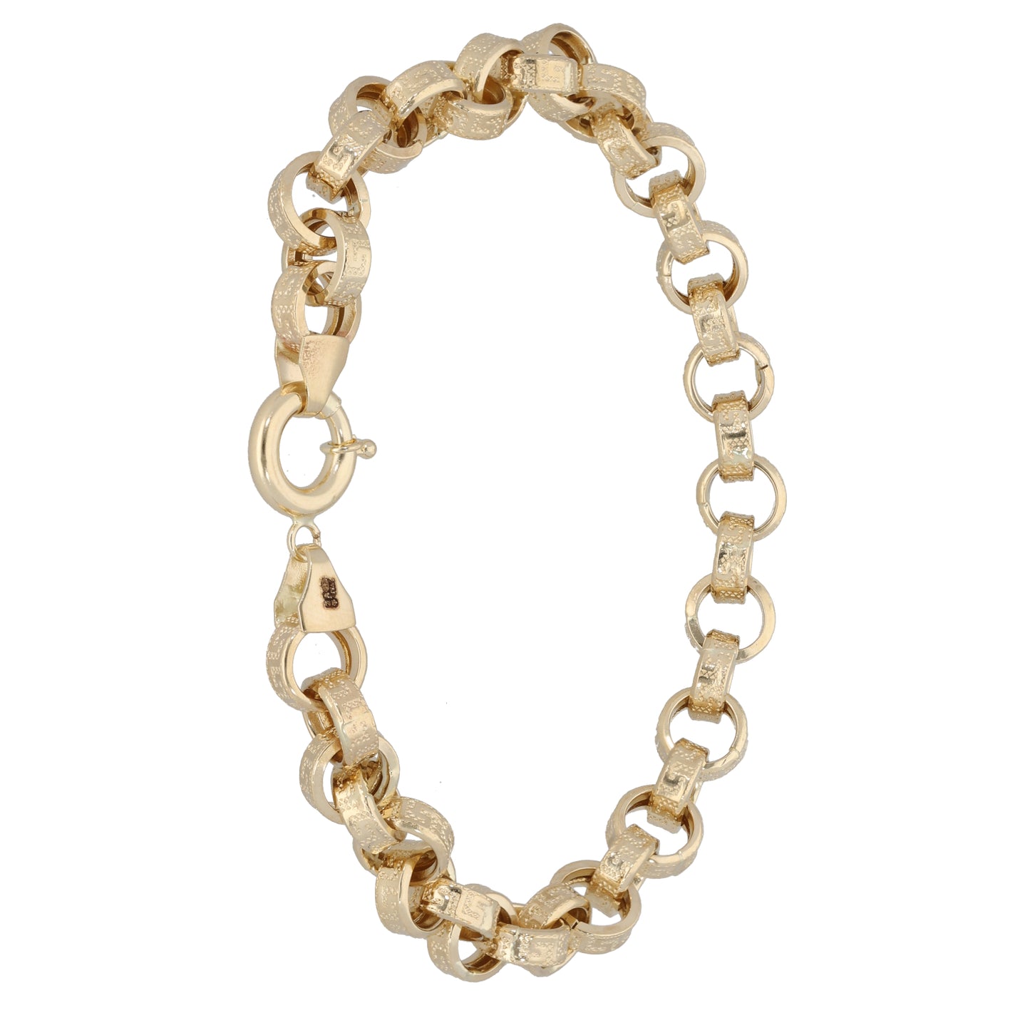 New 14ct Gold Belcher Bracelet