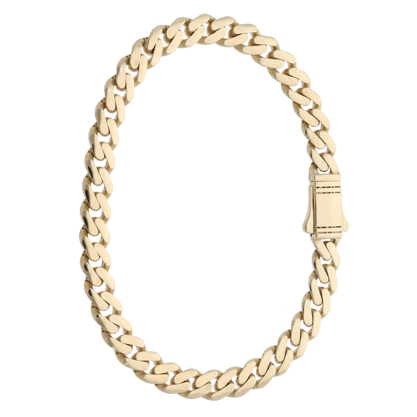 9ct Gold Ladies Curb Bracelet