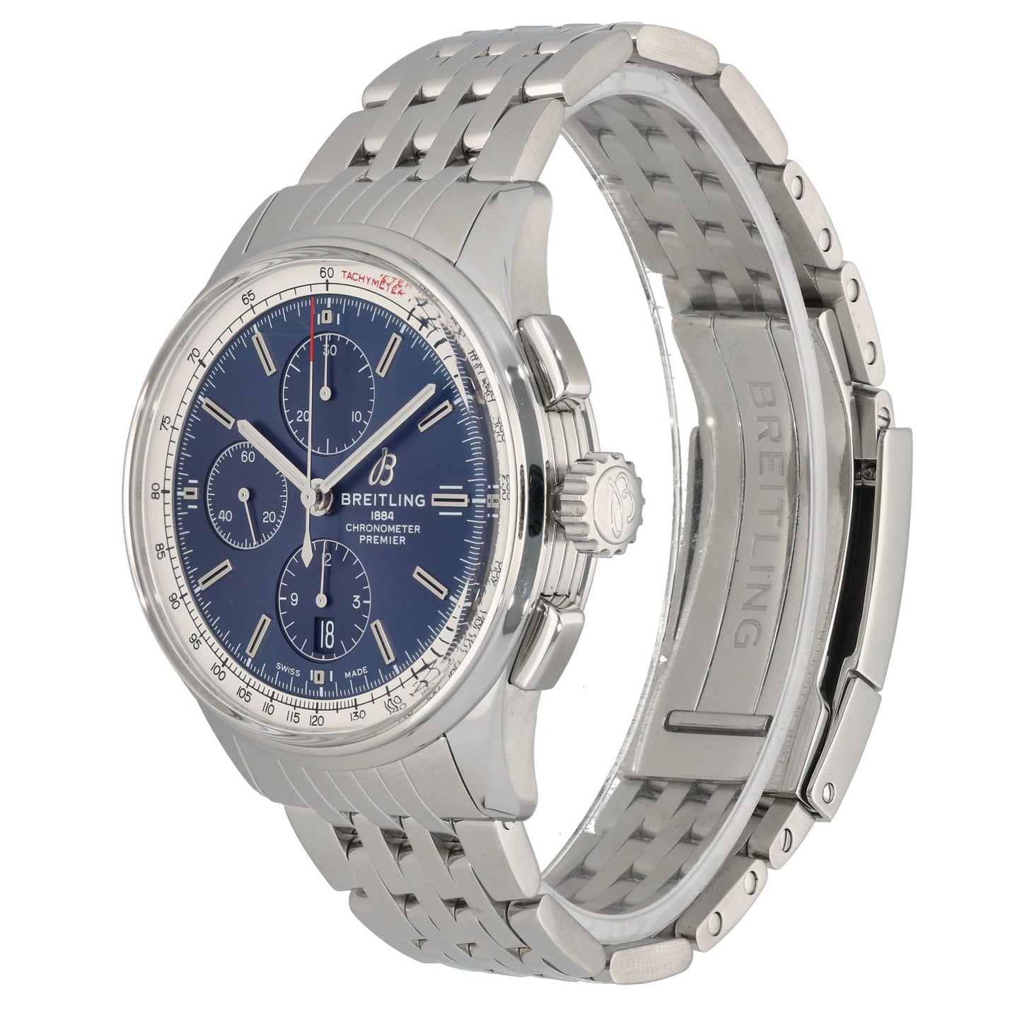Breitling Premier Chronograph A13315 42mm Stainless Steel Watch