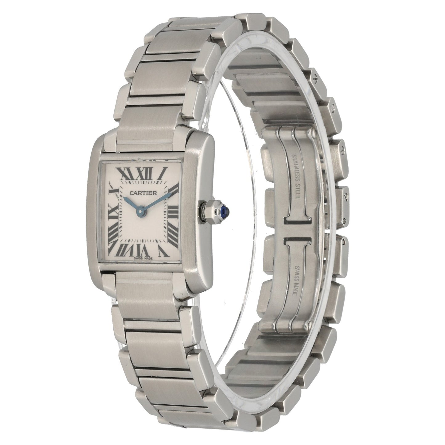 Cartier Tank Francaise W51008Q3 20mm Stainless Steel Watch