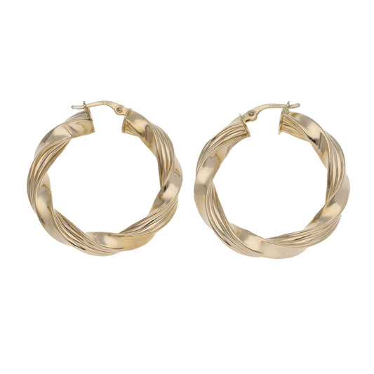 9ct Gold Hoop Earrings
