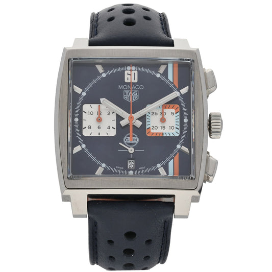 Tag Heuer Monaco Gulf CBL2115-0 39mm Stainless Steel Watch
