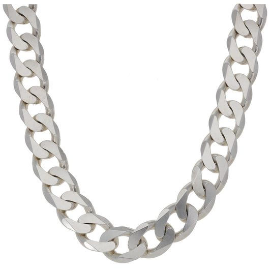 Sterling Silver Curb Chain 22"